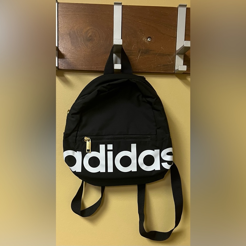 Black and White Adidas Mini Backpack